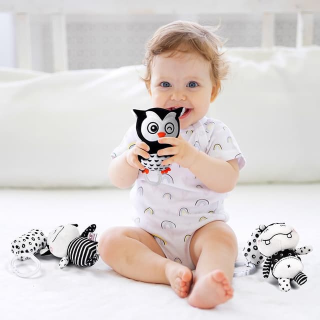 Thumbnail 6 de Aolso Pram Toys Black and White