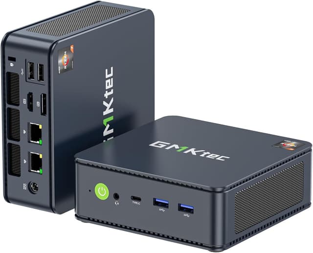 Detalle de GMKtec Nucbox M5 Ultra mini PC with AMD Ryzen 7 7730U, 32GB DDR4 and 1TB PCIe SSD (Windows 11 Pro)