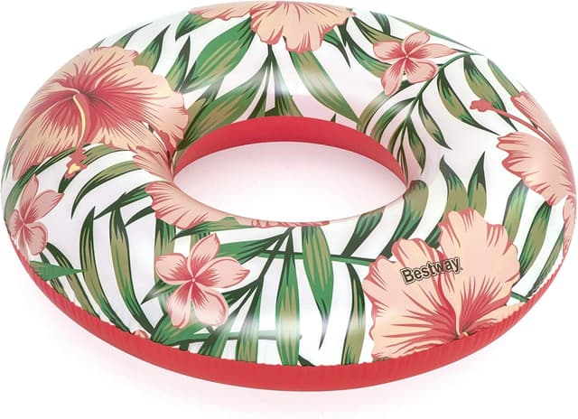 Detalle 2 de Bouée d’eau Bestway 36237 Tropical Palms (119 cm) : modèle à coloris assortis