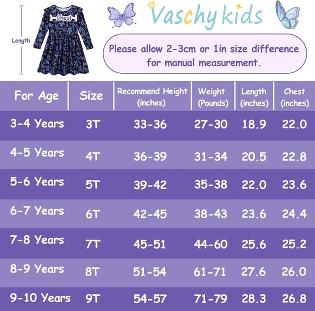 Thumbnail 6 de VASCHY robe de fille en coton imprimé licorne à manches longues courtes (3 à 10 ans)