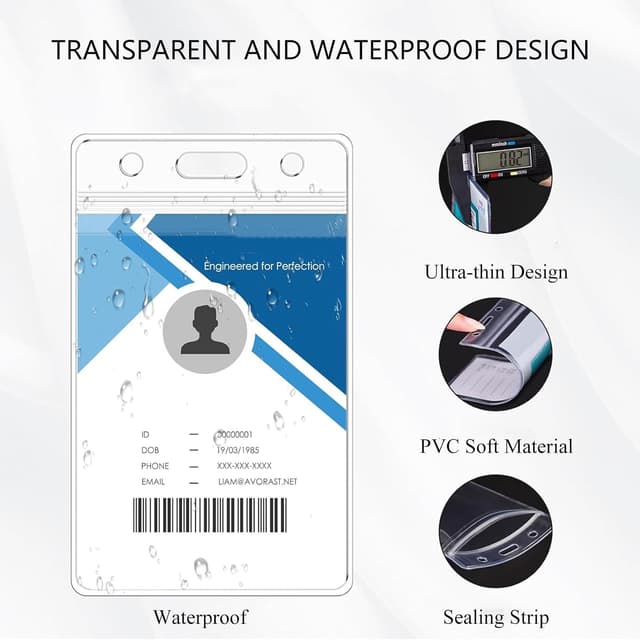 Thumbnail 3 de Fhlbestyu Porta Badge Da Collo 54 cm Trasparente