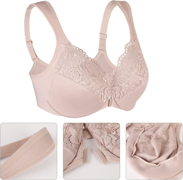 Thumbnail 5 de Lemorosy Sujetador con cierre delantero 100% poliéster 🎀