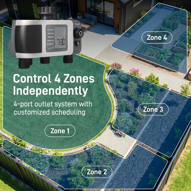 Detalle de Orbit B-hyve XD 4-Port Smart Hose Timer