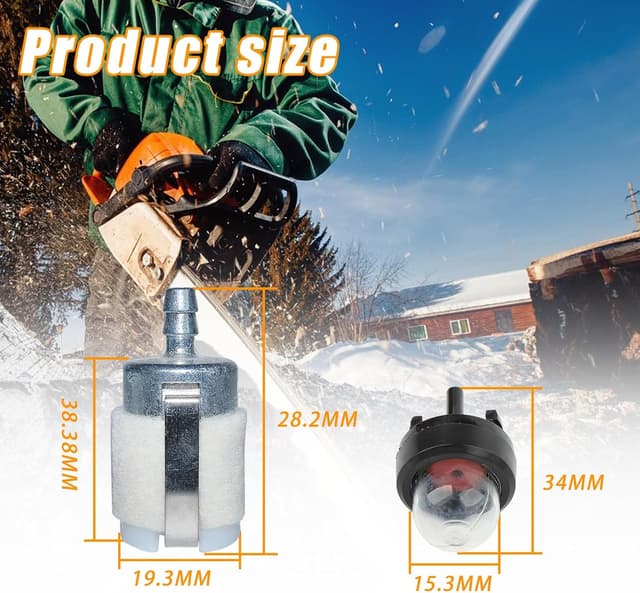 Thumbnail 4 de Mtanlo WT-589 carburetor kit for Echo chainsaws ⛽