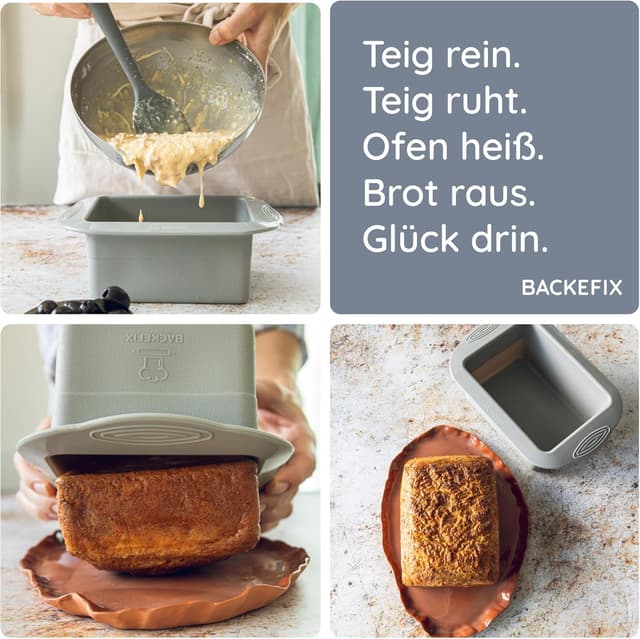 Thumbnail 6 de Backefix Brotbackform Silikon 15 cm 1200 ml