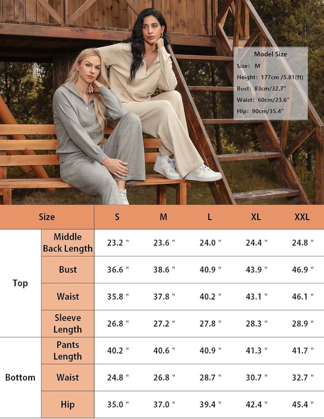 Thumbnail 5 de Totatuit Tuta Donna Completo 2 Pezzi Mezza Zip