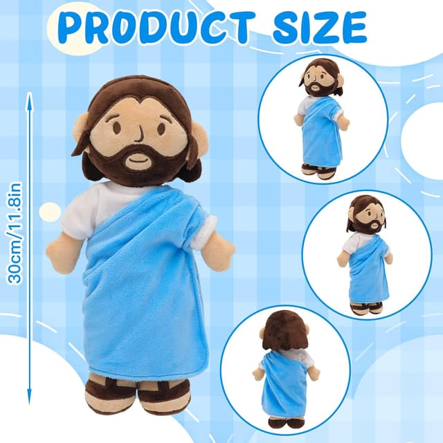Detalle 2 de Yelakey Jesus Plush Doll 11.8-inch