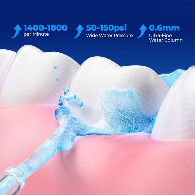 Detalle de Bezvoi Water Flosser 300 ml, cordless