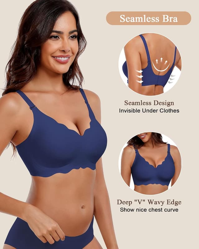 Detalle 2 de HORISUN non wired seamless bra for women