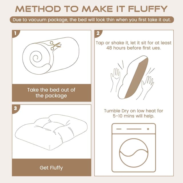 Thumbnail 4 de Nobleza Cama para Perros Medianos 77x50x10cm