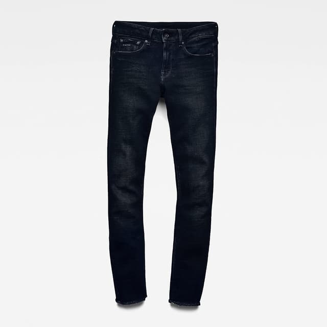 Detalle de G-STAR Damen 3301 Skinny Jeans – knöchellang, 5-Pocket und mit Reißverschluss