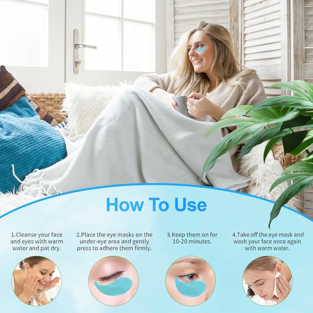 Thumbnail 5 de 60 PCS Parches Colágeno para Ojos 💧 Reducen Ojeras y Líneas Finas