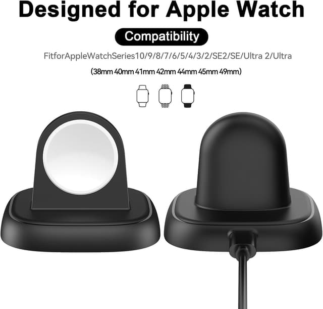 Detalle de LVFAN Apple Watch wireless charger stand