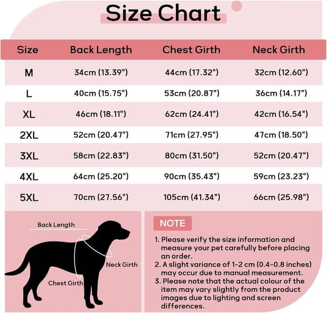 Detalle de OUOBOB Christmas Dog Dress for Female Dogs (Warm Knitted Jumper Dress with Skirt) – Red, 5XL