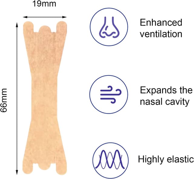 Thumbnail 6 de Tiras nasales antironquidos 120 uds para dormir y deporte