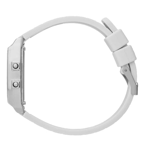 Detalle de ICE-WATCH Ice Digit Retro Metal Silver Mirror White Reloj blanco 022734