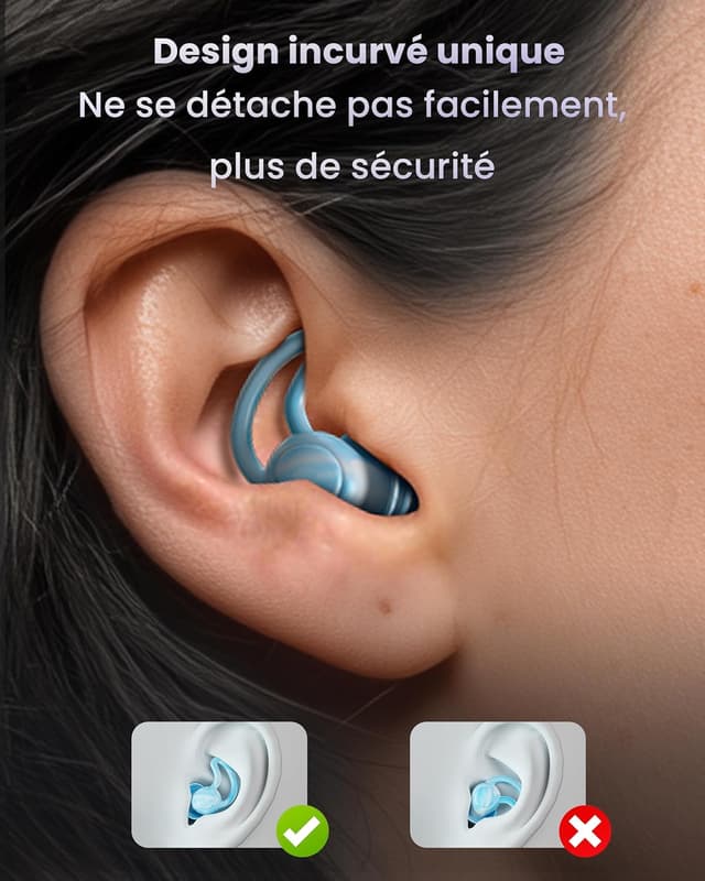 Detalle 2 de Bouchon d’oreille anti bruit 3 couches