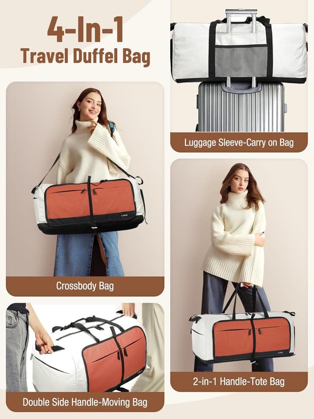 Thumbnail 4 de Lekesky Reisetasche 80L faltbar 🧳