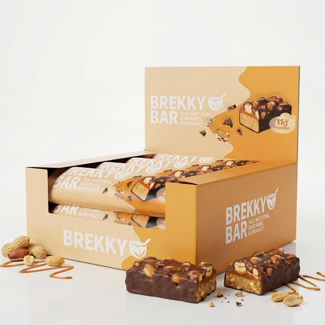 Detalle 1 de Brekky Bar Erdbeer Proteinriegel, 11g