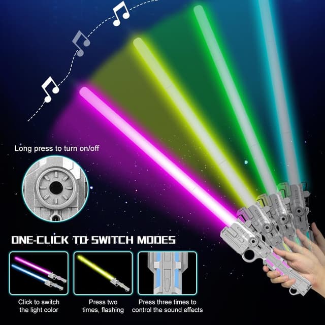 Thumbnail 5 de AYESY 7 Couleurs Sabre Laser 41–80 cm