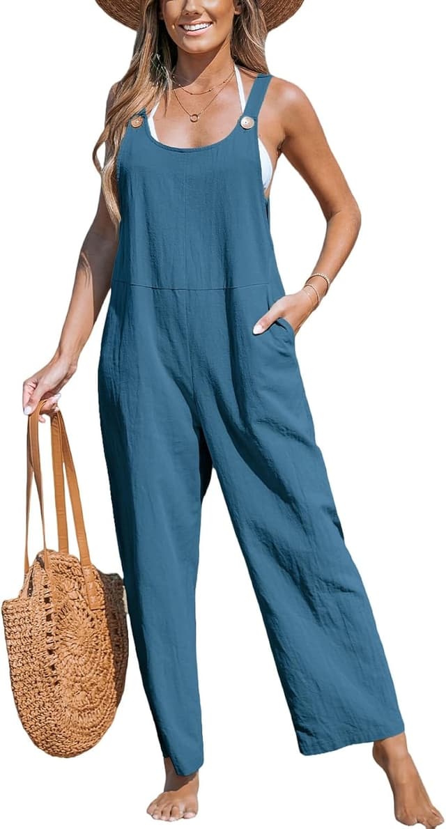 Detalle de CUPSHE combinaison coton, manches ?