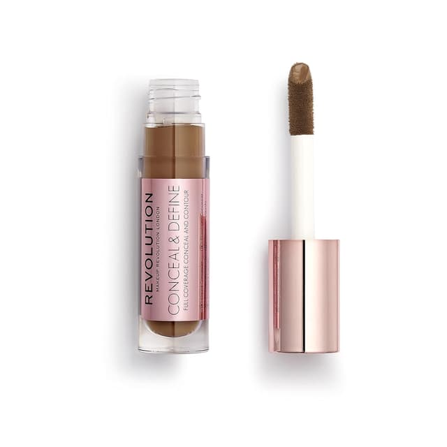 Detalle 2 de MakeUp Revolution Conceal and Define Concealer C15 mit Applikator (30 g) für dunklere Hauttöne