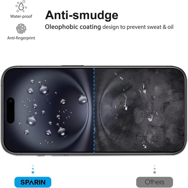 Thumbnail 2 de SPARIN Panzer Glas für iPhone 16 6,1 Zoll