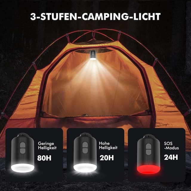 Detalle de AKSOUL Akku-Luftpumpe mit Typ-C, 300 l/min und 4 Düsen – für Luftmatratzen, Pool-Luftmatratzen & Schlafunterlagen