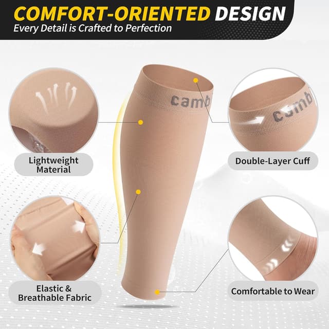 Thumbnail 2 de CAMBIVO Calf Sleeves 20-30 mmHg