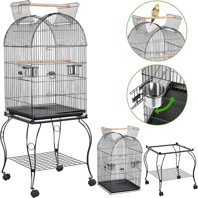 Thumbnail 1 de Yaheetech 150cm Parrot Cage with Stand