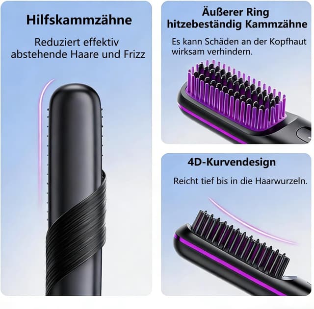 Thumbnail 3 de waabose Waabose Glättungsbürste 3 Stufen