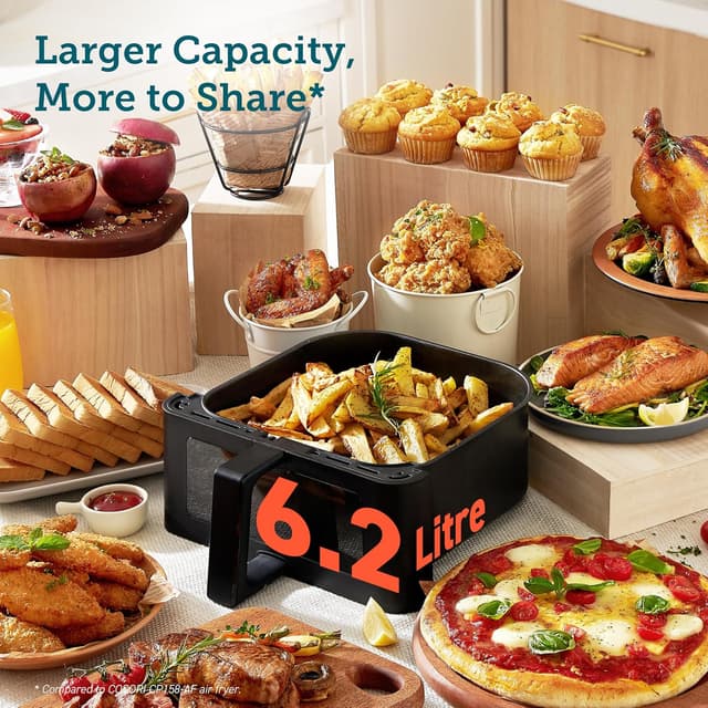 Thumbnail 2 de COSORI Clear Window Air Fryer 6.2L