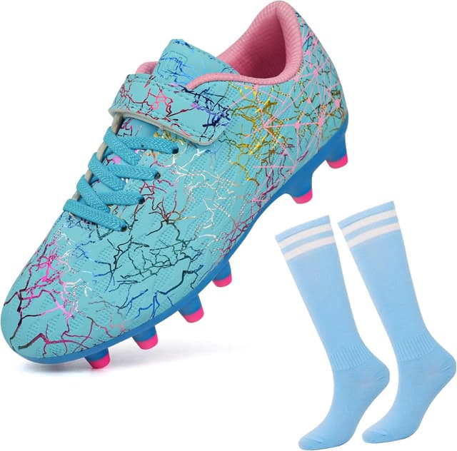 Thumbnail 6 de JABASIC Kinder-Fußballschuhe für festen Boden