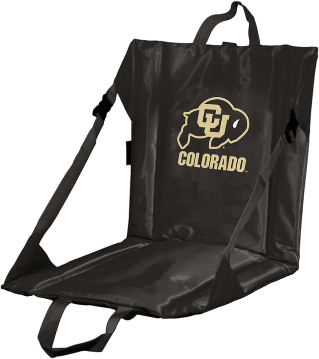 Detalle de Logo Brands NCAA Portable Foldable Stadium Seat with Back Support