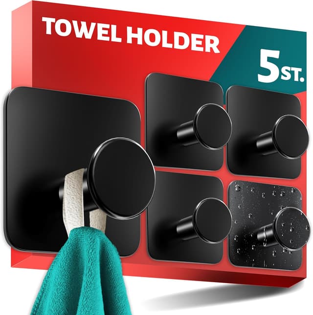 Thumbnail 6 de Menz Self Adhesive Hooks 6-pack for towels and keys 🪝