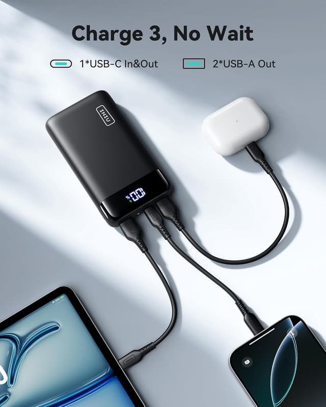 Detalle 2 de INIU Power Bank 20000mAh portable charger