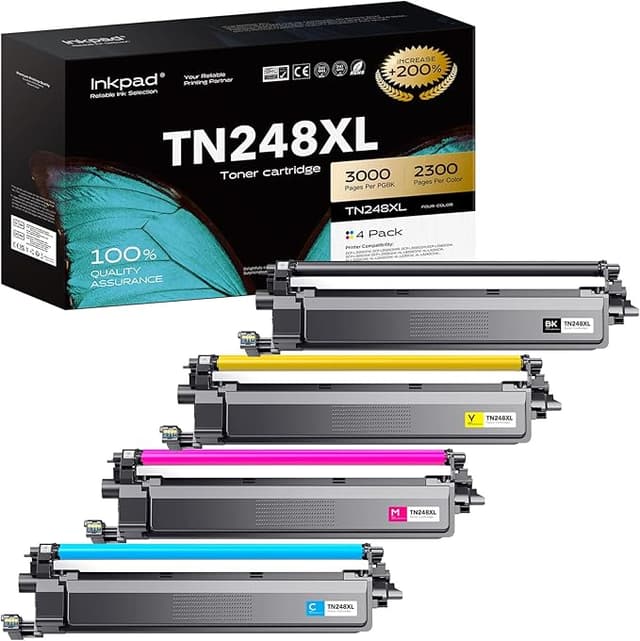 Imagen de iNKPAD TN248XL Cartucho de Toner Compatible para Brother MFC-L3760CDW en OfertitasTOP