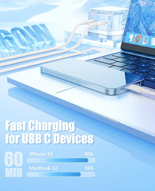 Thumbnail 2 de Hcoob USB C Cables 5-Pack