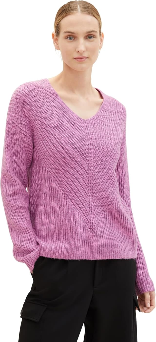 Thumbnail 6 de TOM TAILOR 1042956 pullover donna con scollo a V