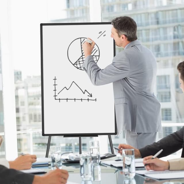 Thumbnail 6 de VIZ-PRO Magnetic Whiteboard Easel 90 x 60 cm ๐ช