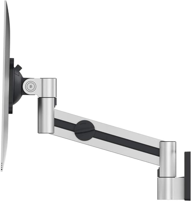 Detalle de Durable Monitor-Wandhalterung mit flexiblen Schwenkarm 360° für VESA 21–27 Zoll, silber (509023)