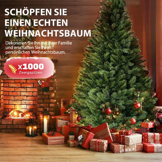 Thumbnail 1 de EXRACING Sapin de Noël Artificiel Premium 180 cm Vert