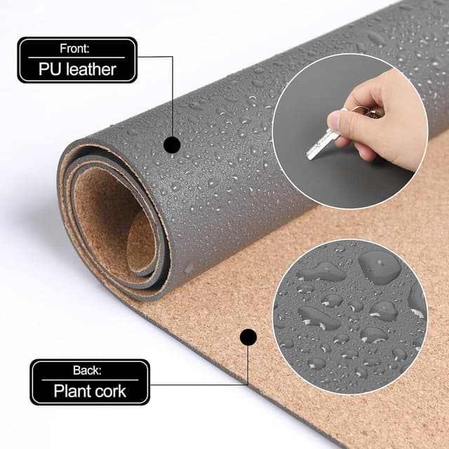 Thumbnail 2 de Vicloon Tapis de bureau 60Ă—30 cm đź–±