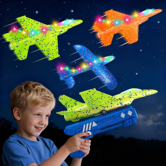 Imagen de F-15 Eagle 13.2-inch LED Foam Glider Pack ✈ en OfertitasTOP
