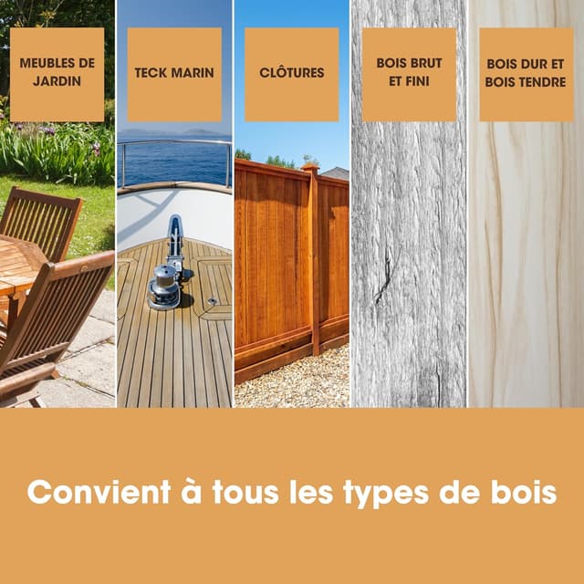 Thumbnail 4 de Furniture Clinic Huile Teck 500 ml