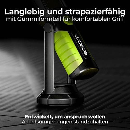 Thumbnail 3 de Luceco Linterna LED Inclinable con Power Bank USB, 2 Modos de Luz, Recargable, Luz de Inspección, Negro, IK05, 5W, 450lm, 6500K, LILT45T65