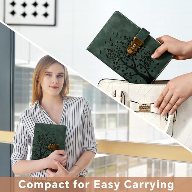 Detalle de HwxBen Diario Segreto A5 con lucchetto