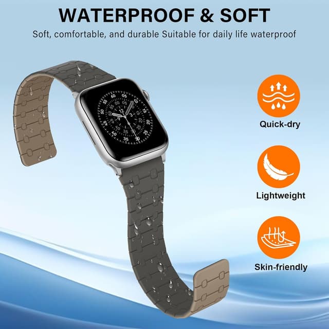 Detalle de Sixmoat magnetic Apple Watch strap 42mm