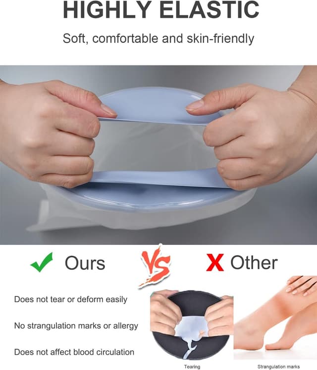 Thumbnail 4 de CureSquad Protège-plâtre pied adulte, couvre-pied imperméable