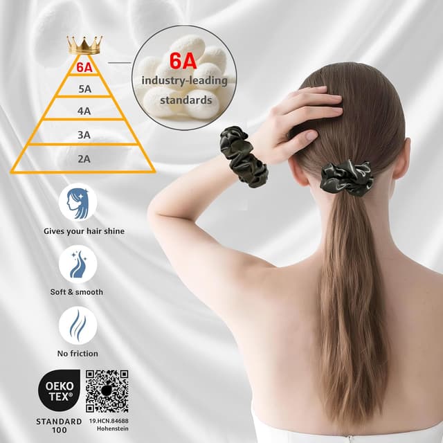 Thumbnail 2 de townssilk Lot de 2 chouchous 22 momme en soie